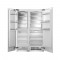 BERTAZZONI RFL6075S5FPNS ΨΥΓΕΙΟ SIDE BY SIDE 135CM ΠΛΑΤΟΣ NO FROST DISPENCER ΝΕΡΟΥ ΠΑΓΟΜΗΧΑΝΗ